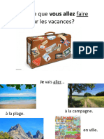 Partir en Vacances - A1 Fle