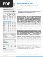 Prabhudas Lilladher Apar Industries Q2FY24 Results Review