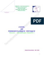 Cours - Thermo Phys Stat