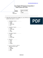 Soal Dan Jawaban UTS Bahasa Inggris Kelas 3 Semester 2