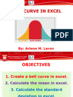 Leron - Arlene - Psychological Statistics - Lesson 2 Bell Curve in Excel