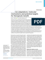 Exercise Adaptations: Molecular Mechanisms and Potential Targets For Therapeutic Benefit