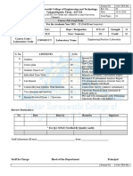 EP Lab Course Plan