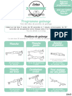 Programme Gainage Sport