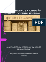 Direito Canonico e A Formação Do Direito Ocidental Moderno