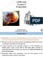 Lecture 9 Evaporation