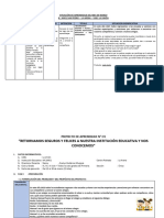 Situación de Aprendizaje Del Mes de Marzo