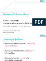 SoftSec 02 Vulnerabilities