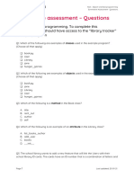 Summative Assessment - OOP - KS4