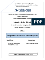 Diagnostic Financier D'une Entreprise