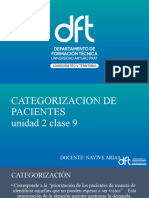 CLASE 9 Categorización de Pacientes