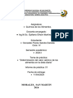 INFORME 1 Quimica de Alimentos