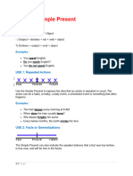 Present Tenses