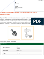 01D99353M42141-M4 2x1 41ScrewSizeMetalExpansionNut