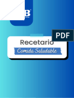 Recetario ZONA Comida Saludable