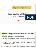 Chapter 4. Organizational Cultures and Diversity