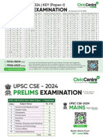 UPSC Prelims Examination 16 June 2024 Key & Explanation CivicCentre