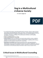 Counseling in A Multicultural Society