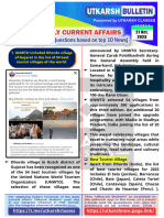 21 October 2023 Current Affairs English