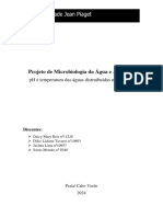 Projeto de Microbiologia Da Água e Alimento