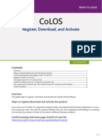 CoLOS How To Register-Download-Activate