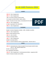 Calendário - Ja - Iasd Pedreira - 2024