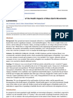 (ARTICLE) A Systematic Review of The Health Impacts of Mass Earth Movements (Landslides)