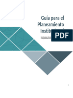 Guía para El Planeamiento Institucional