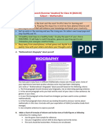 Holiday Homework Class 9