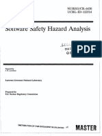 Software Safety Hazard Analysis: Master