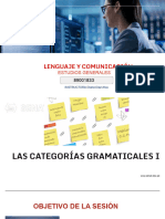 Categorias Gramaticales I