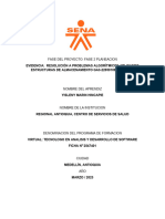 Problemas Algorítmicos Aplicando Estructuras de Almacenamiento. GA3-220501093AA3-EV02.