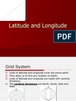 Latitude and Longitude