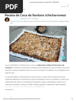 Coca de Llardons (Chicharrones) - Receta FÁCIL y TRADICIONAL