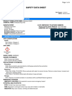 Hoja de Seguridad Coolant