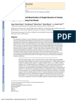 Internally Generated Reactivation of Single Neurons in Human Hippocampus During Free Recall