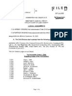 AO 23-21judicial Assignments Effective 9-18-23