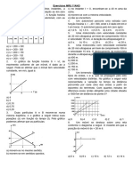 Exercícios MRU 1ºANO