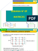 Semana #09 Matrices: Estudios Generales