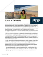 Carta Al Universo ??