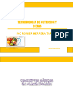 Terminologia de Nutricion y Dietas