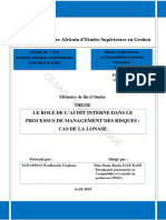 Role de L4audit Interne Dans Le Processus Du Management Des Risques-Memoire