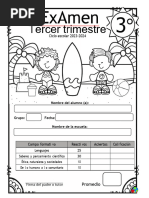 Examen 3°