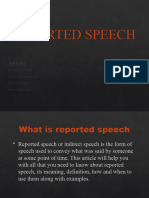 Reported Speech