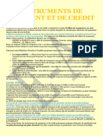 Les Instruments de Paiement Et de Crédit-Cours E-A