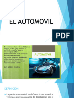 El Automovil Concepto-Desarrollo y Evolucion-Clasificación-Partes y Componentes.