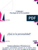 Unidad I, Semana I - Psicologia de La Personalidad