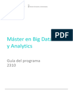 Máster en Big Data y Analytics: Guía Del Programa 2310