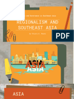 Regionalism in Southeast Asia by REYES Chiara