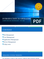 Introduction To Operating System